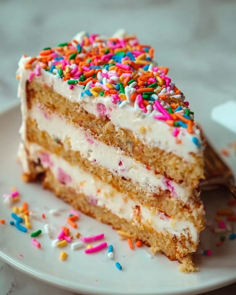 No Bake Birthday Cake Delight Recipe