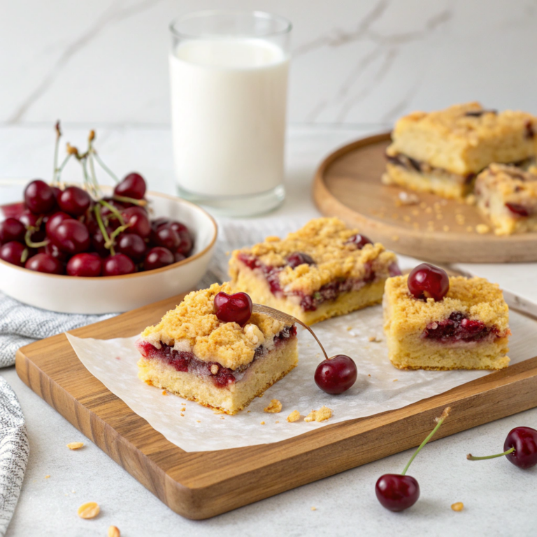 Cherry Crumble Bars Recipe