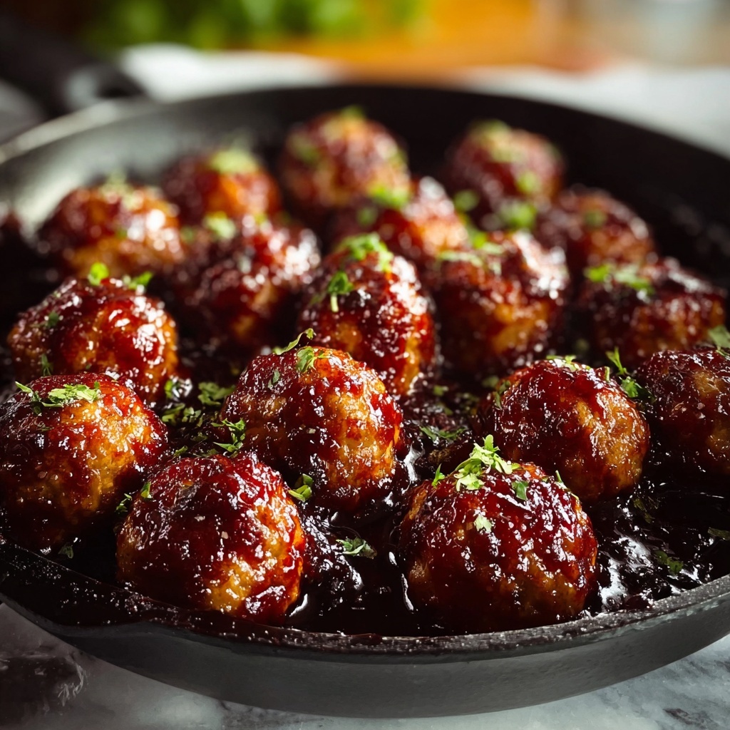 Spicy Honey Garlic Chicken Meatballs Recipe - Recipe Image