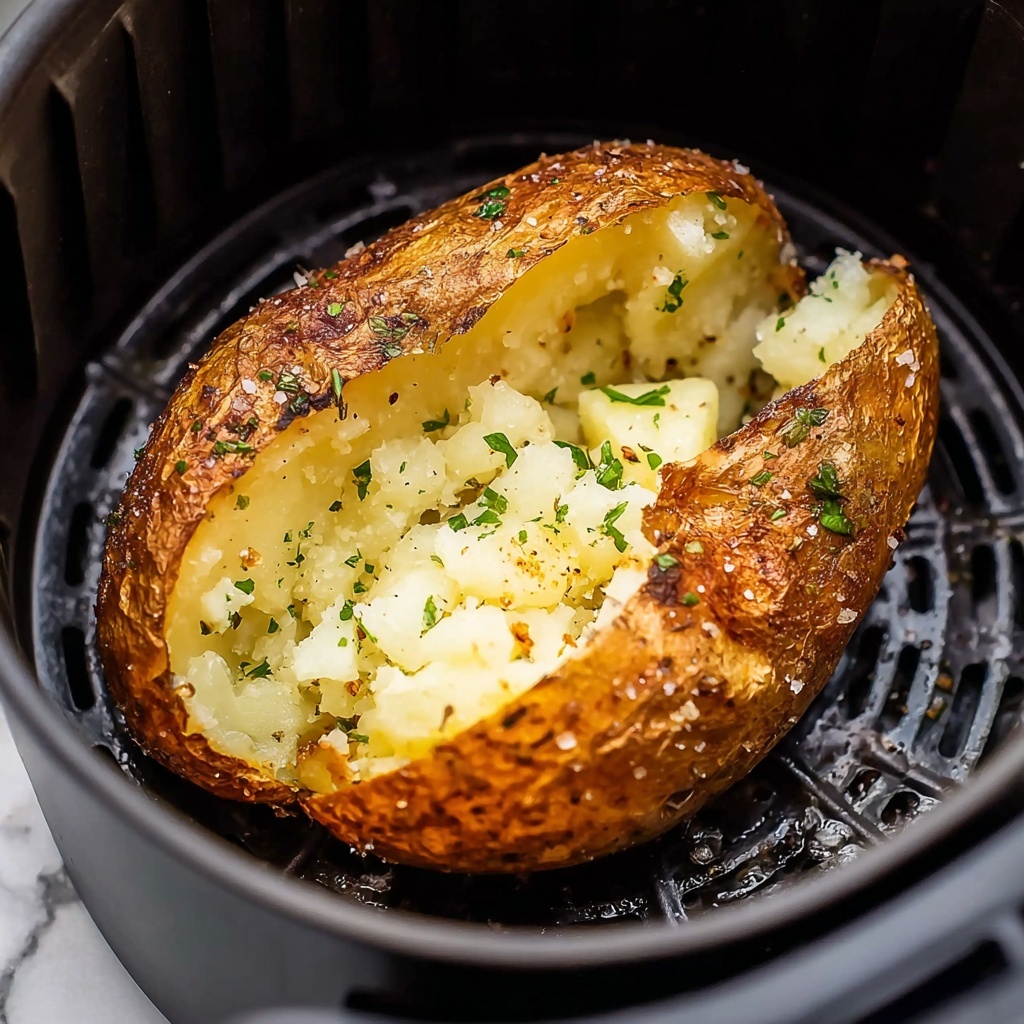 Air Fryer Baked Potatoes Recipe - Recipe Image