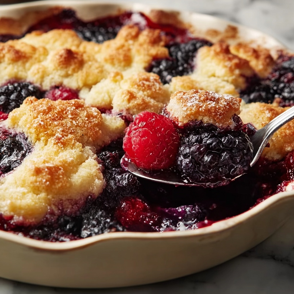 Sweet Blackberry Cobbler Recipe - Recipe Image