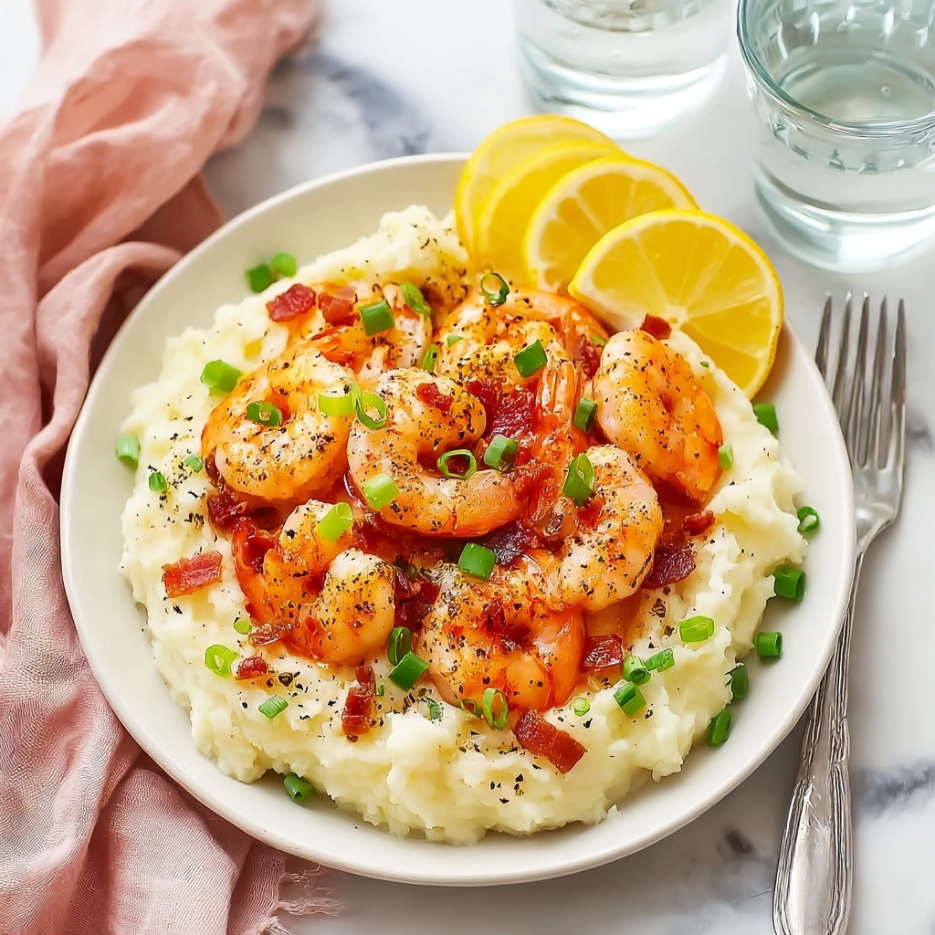 Low Carb Keto Shrimp and Grits Recipe - Recipe Image