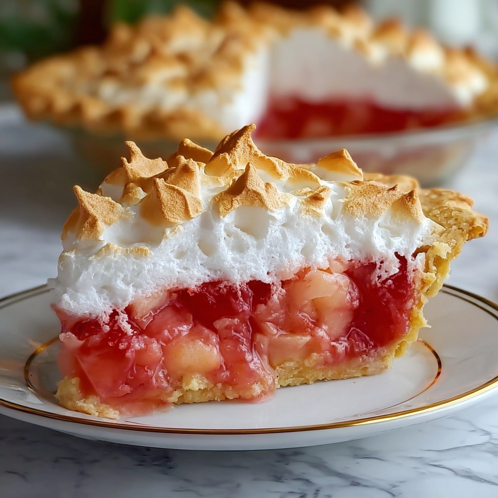 Rhubarb Meringue Pie Recipe - Recipe Image