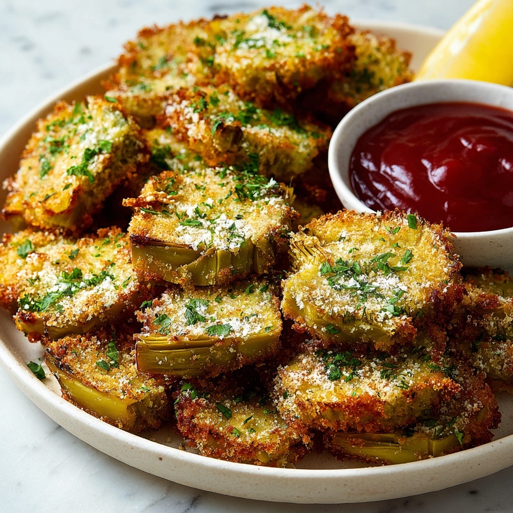 Parmesan Baked Artichoke Hearts Recipe - Recipe Image
