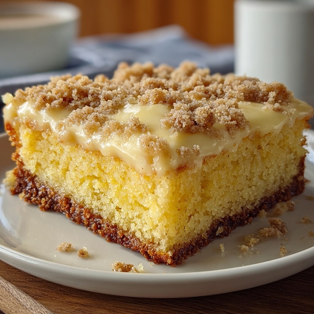 Lemon Cream Cheese Coffee Cake Recipe - Recipe Image