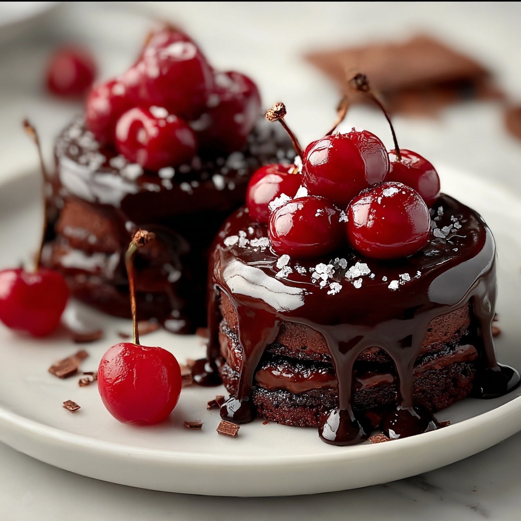 Swiss Chocolate Cherry Roll Cake Recipe - Recipe Image