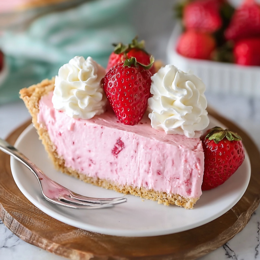 Kool Aid Pie: A Fun and Easy No-Bake Strawberry Dessert Recipe - Recipe Image