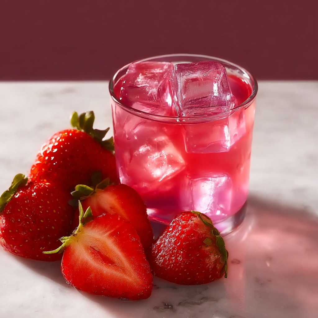 Strawberry Breeze – A Creamy and Refreshing Frozen Drink Recipe - Recipe Image
