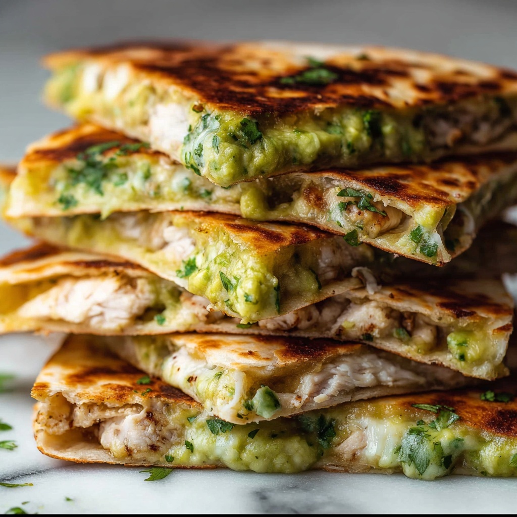 Mini Chicken Avocado Quesadillas Recipe - Recipe Image