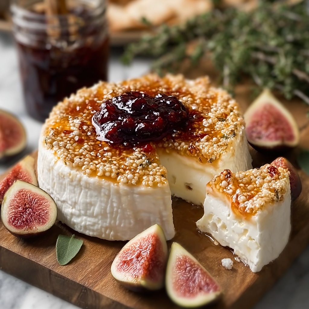 Boursin Cheese with Fig Jam and Pistachios: An Elegant Appetizer Recipe - Recipe Image