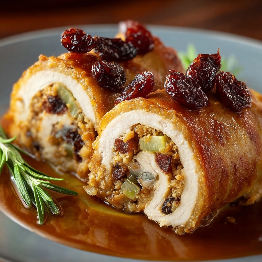 Turkey & Stuffing Roll-Ups Recipe - Recipe Image