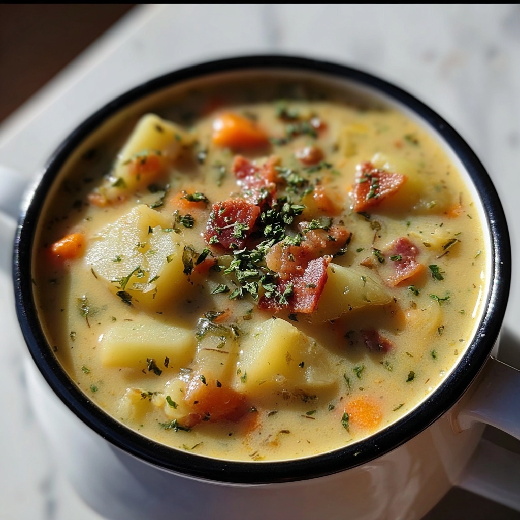 Best Homemade Potato Soup Recipe - Recipe Image