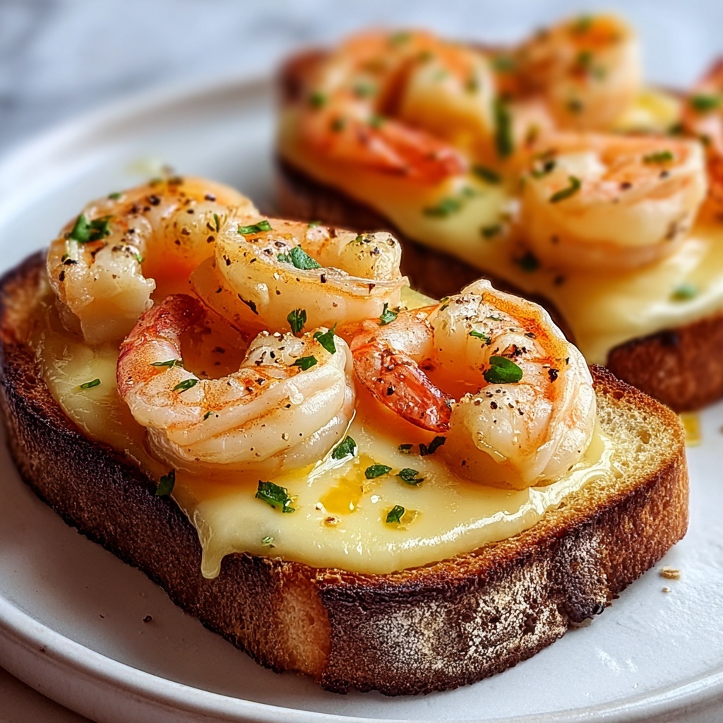 Cheesy Shrimp Toast Recipe - Recipe Image