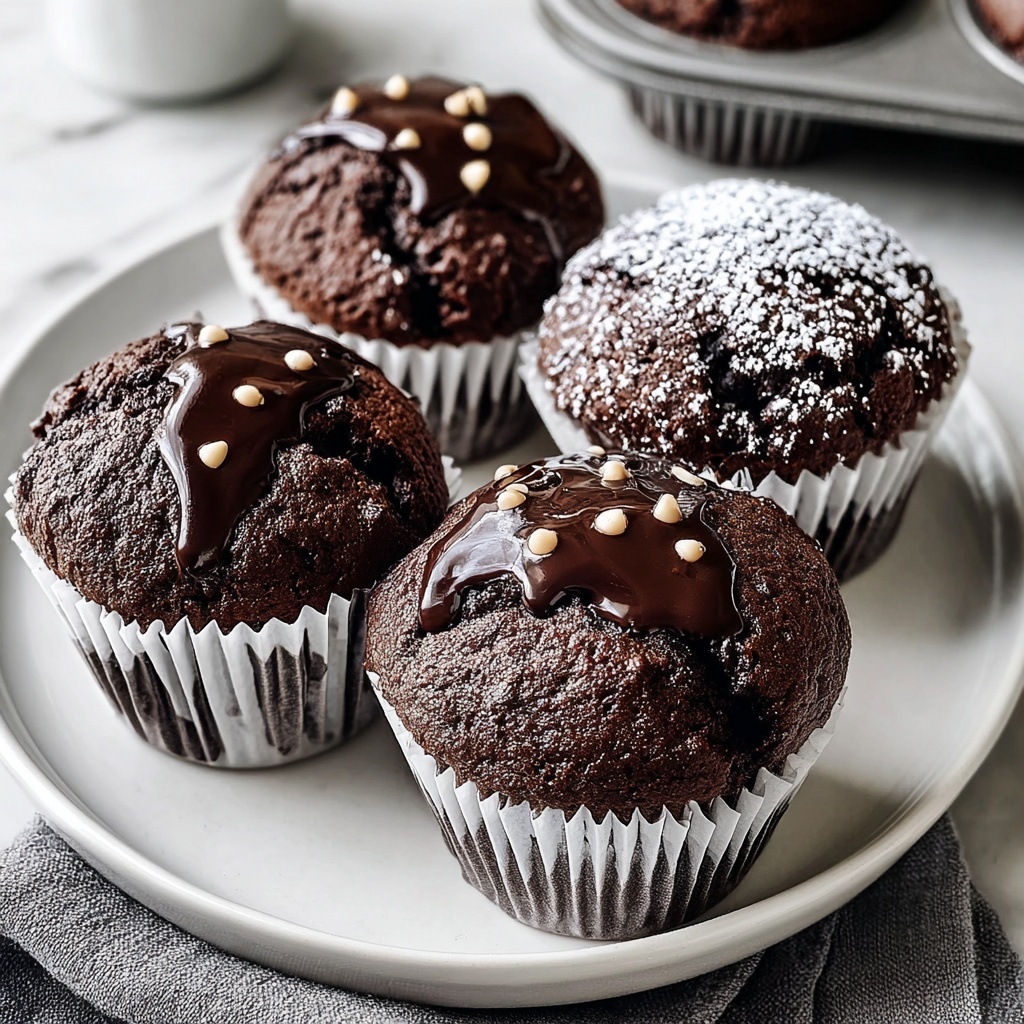 Double Chocolate Espresso Muffins Recipe - Recipe Image