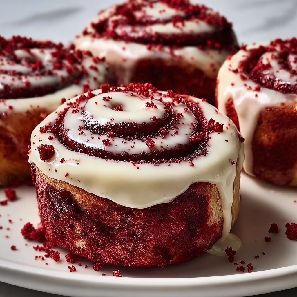 Red Velvet Cinnamon Rolls: The Ultimate Guide to Baking Perfection Recipe - Recipe Image