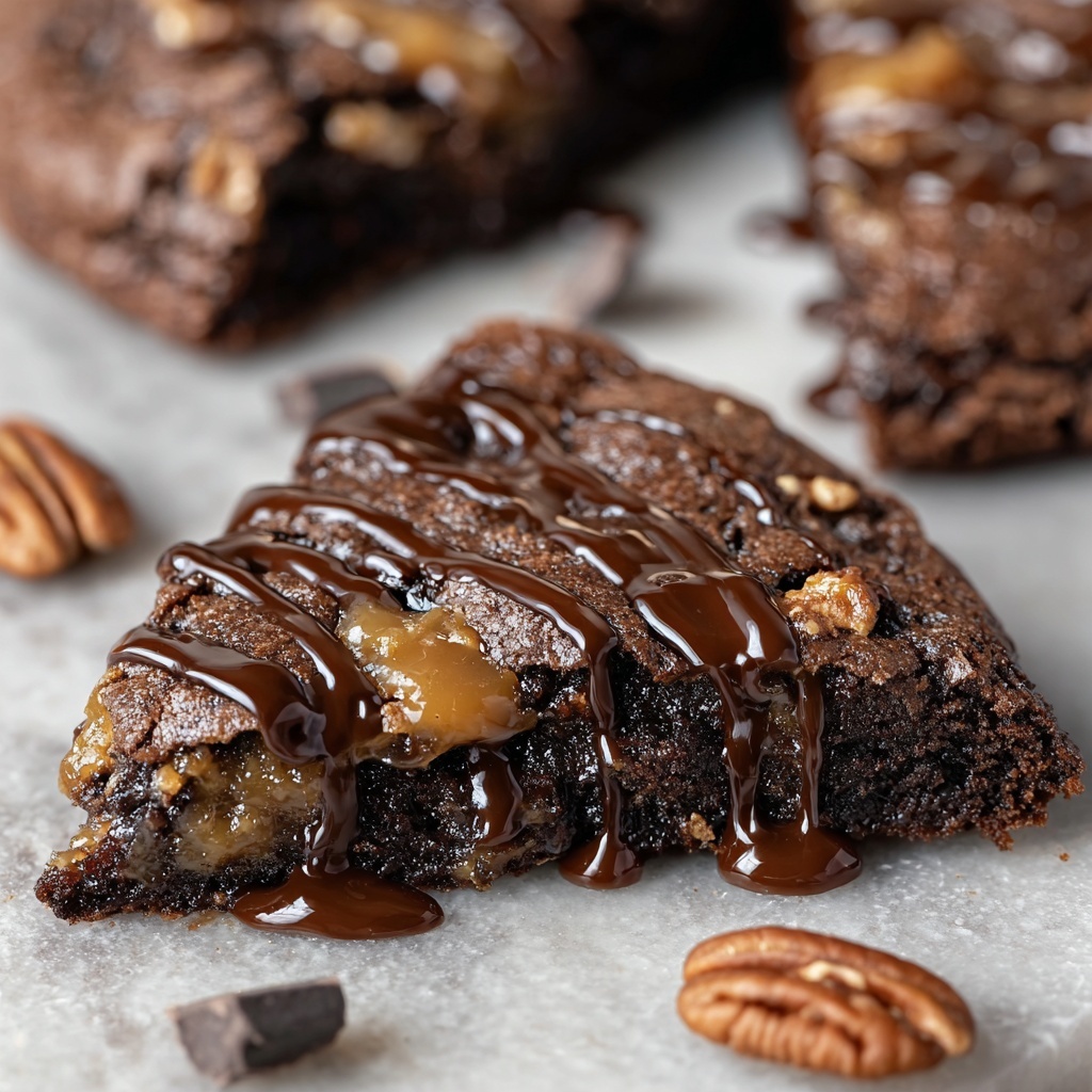 German Chocolate Cookies Recipe - Recipe Image