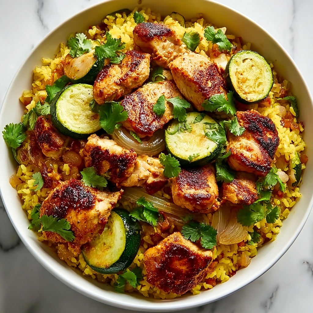 Easy Baked Chicken and Zucchini Recipe - Recipe Image