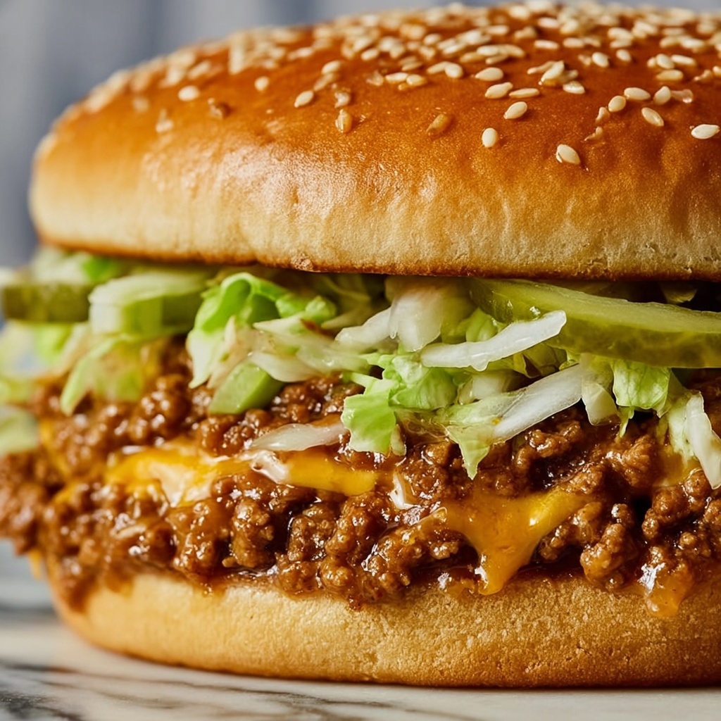 Big Mac Sloppy Joes Recipe - Recipe Image