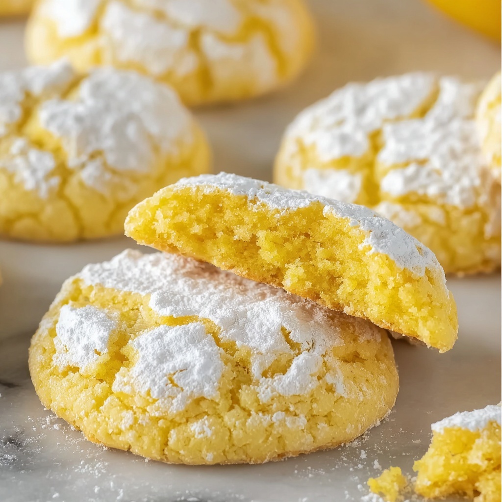 Lemon Crinkle Cookies Recipe - Recipe Image