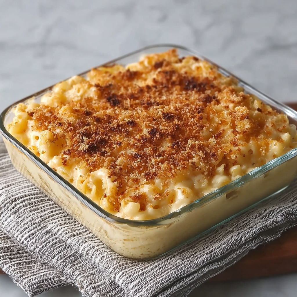 Southern Macaroni and Cheese Casserole Recipe - Recipe Image