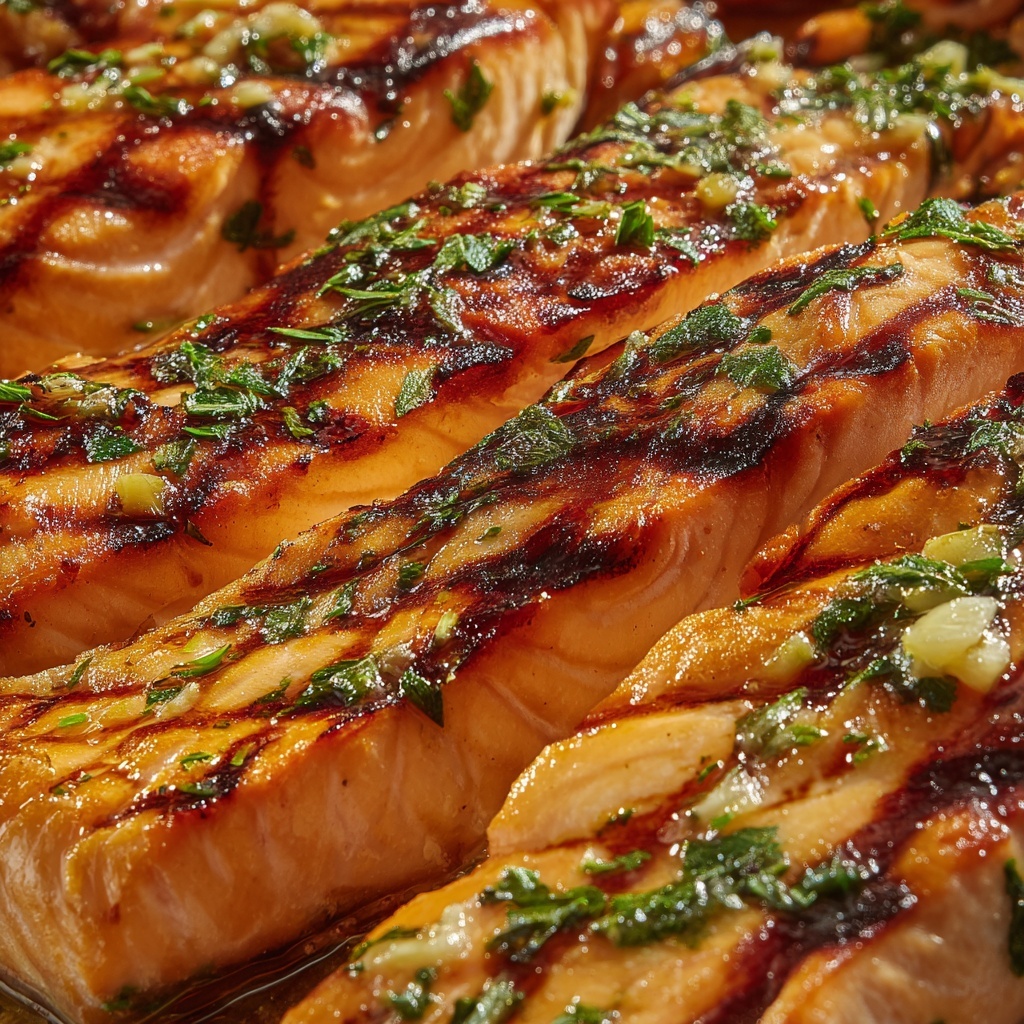 Honey Garlic Glazed Salmon Recipe - Recipe Image