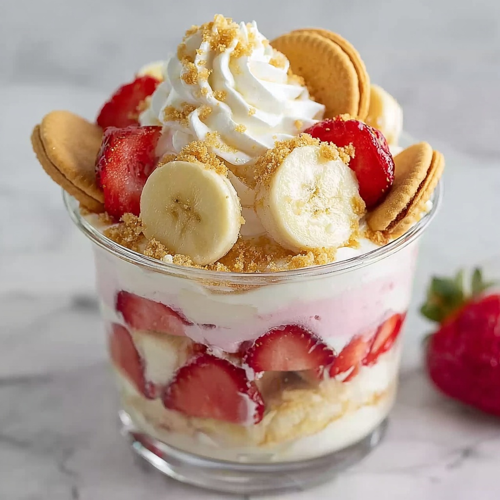 Strawberry Cheesecake Banana Pudding Recipe - Recipe Image