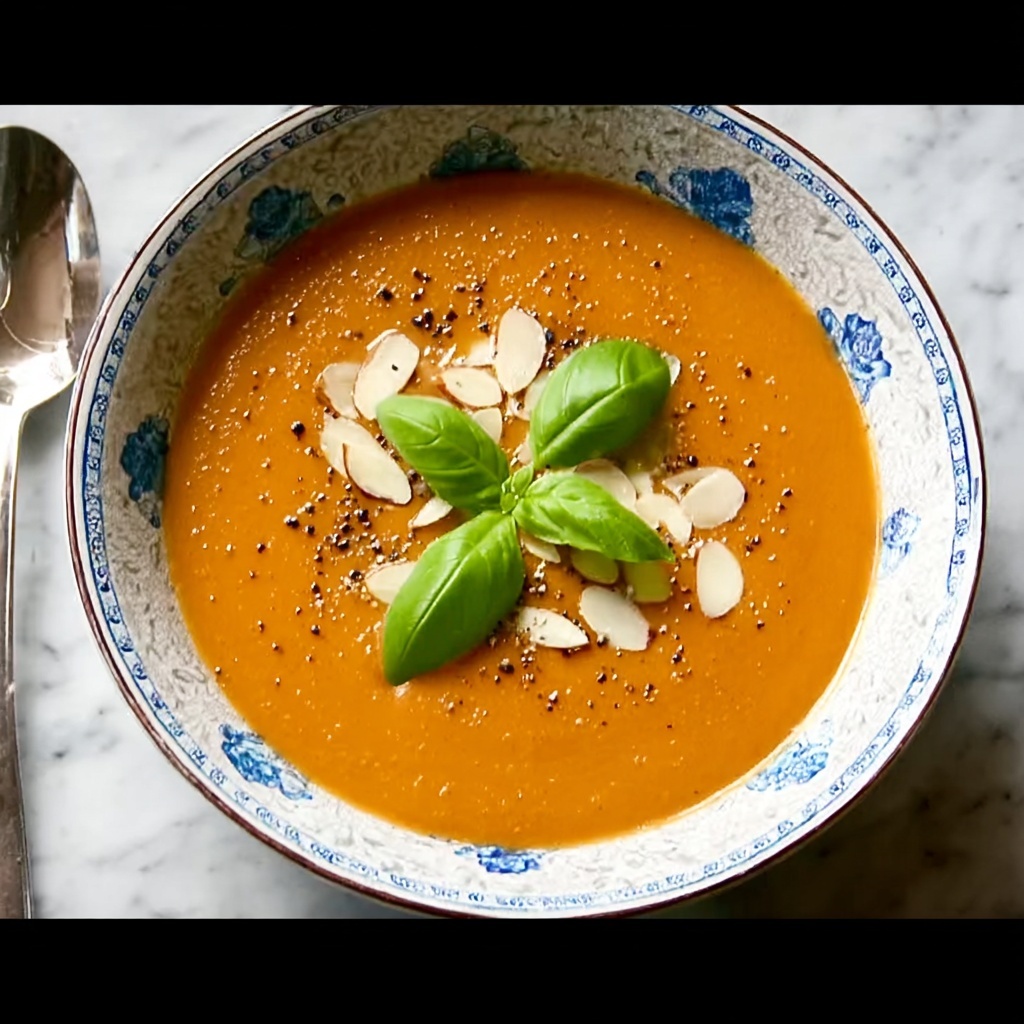 Roasted Tomato Basil Soup Recipe - Recipe Image