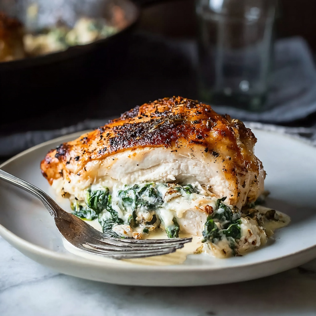 Spinach Stuffed Chicken Recipe - Recipe Image