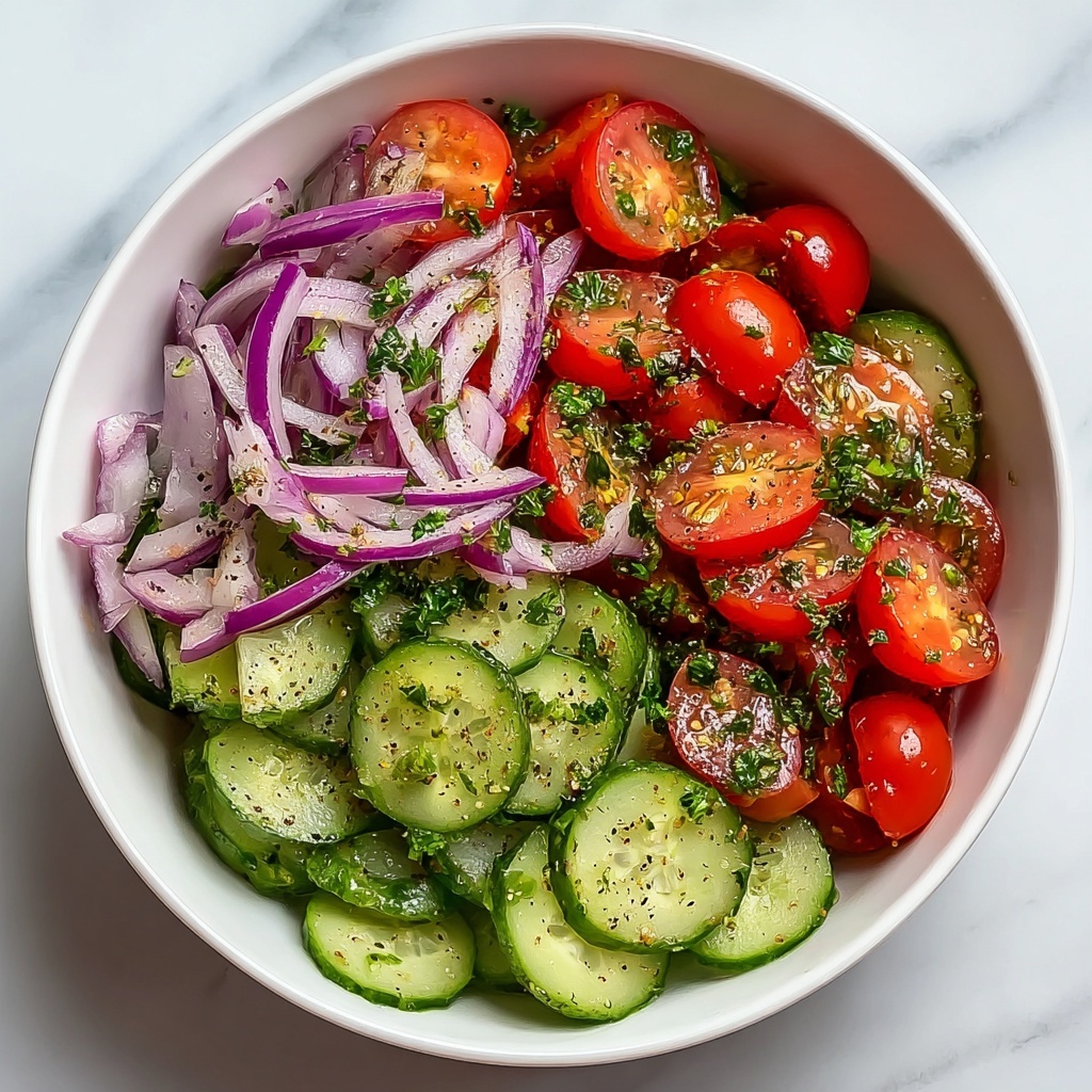 Cucumber Tomato Salad Recipe - Recipe Image