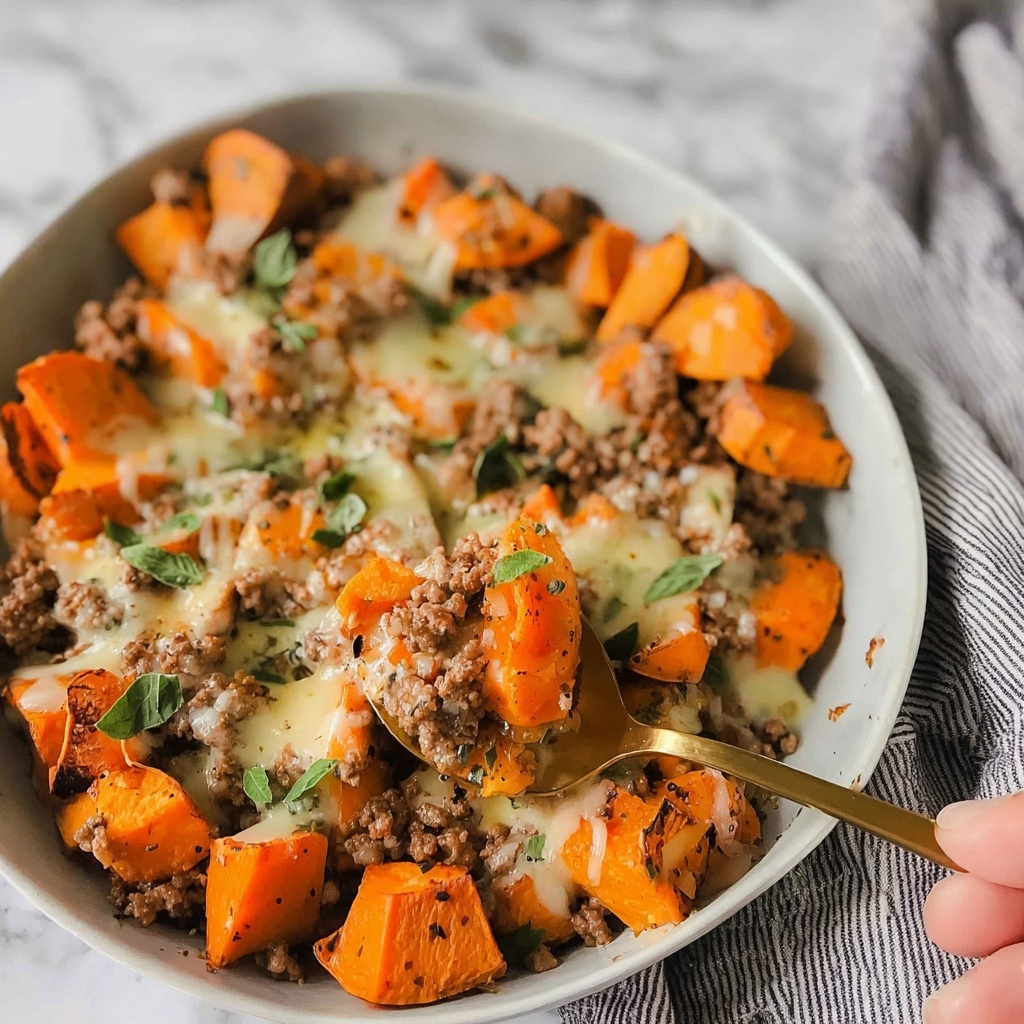 Ground Turkey Sweet Potato Bake Recipe - Recipe Image