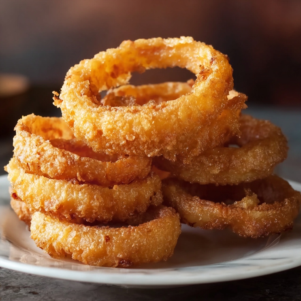 Mighty and Crispy Fried Onion Rings Recipe - Recipe Image