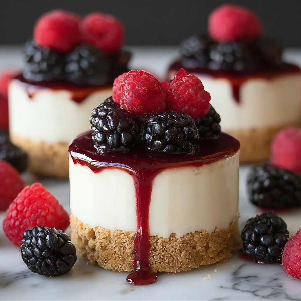 No-Bake Mini Cheesecakes Recipe - Recipe Image