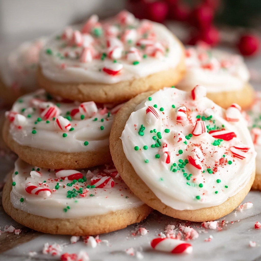 Peppermint Meltaway Cookies Recipe - Recipe Image