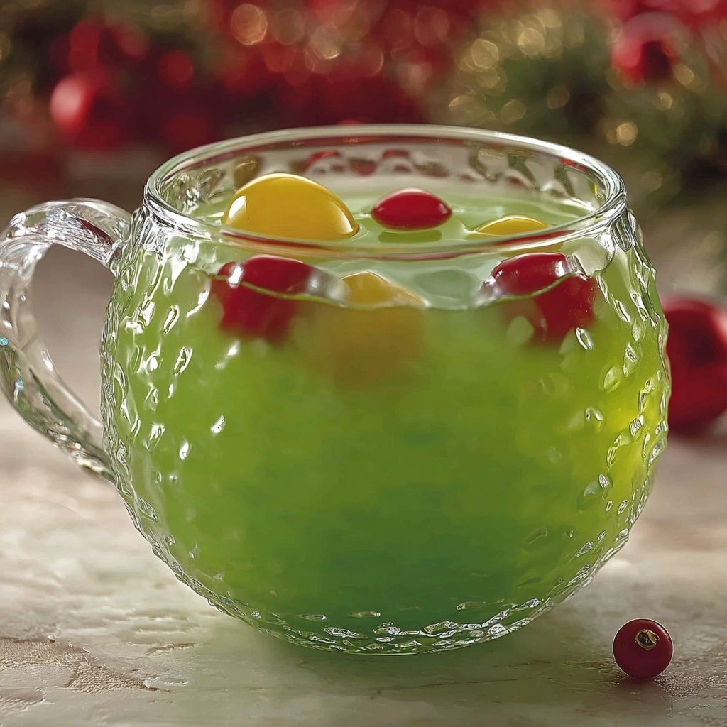 Festive Lime Sherbet Punch Recipe - Recipe Image