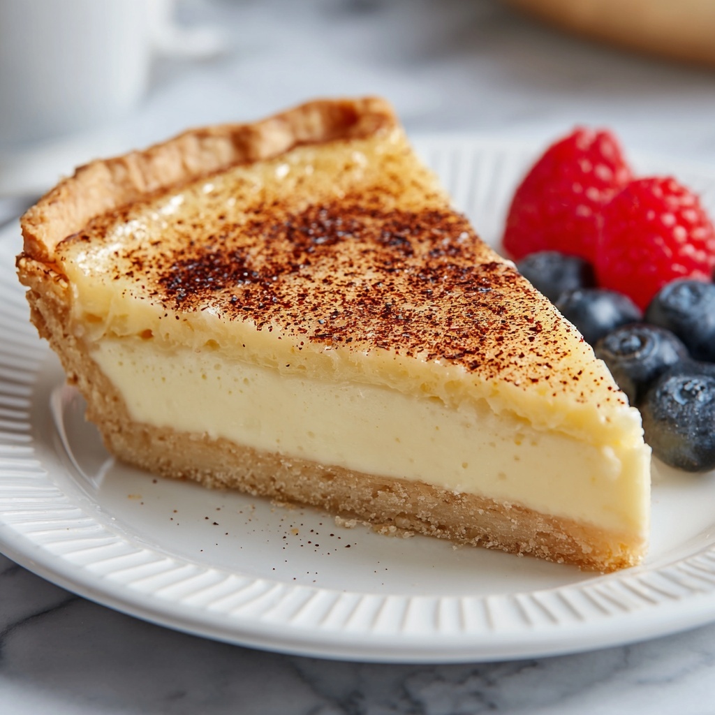 Egg Custard Pie Recipe - Recipe Image