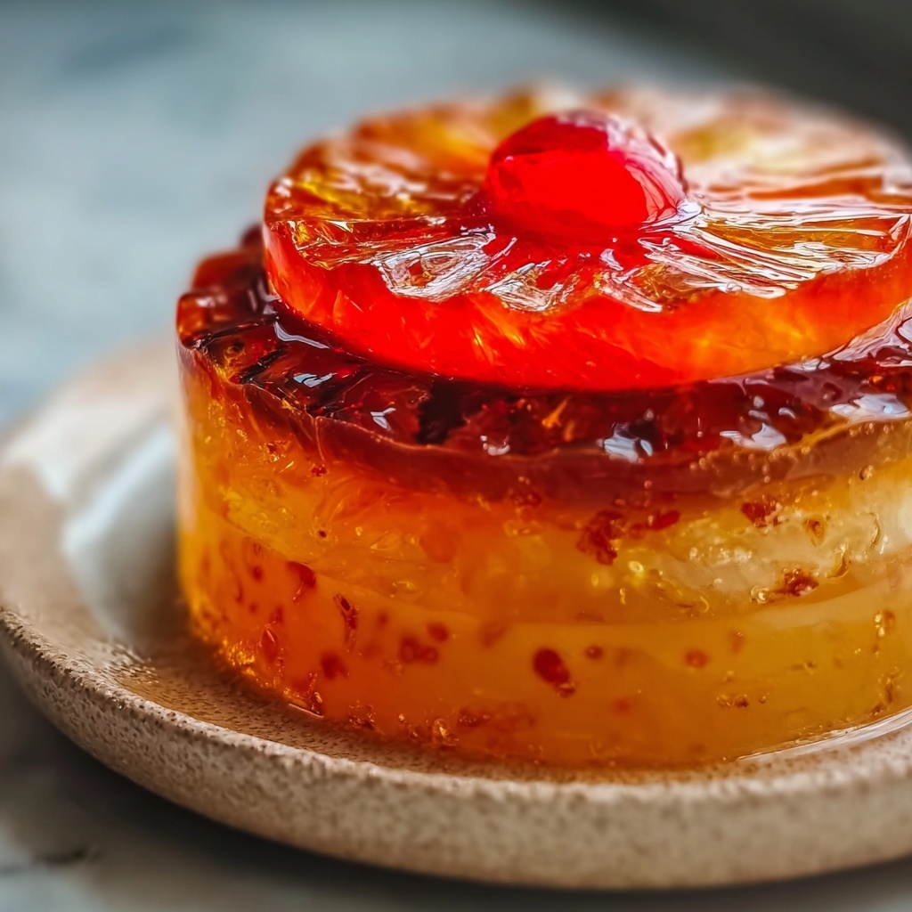 Pineapple Upside Down Cake Jam Recipe - Recipe Image
