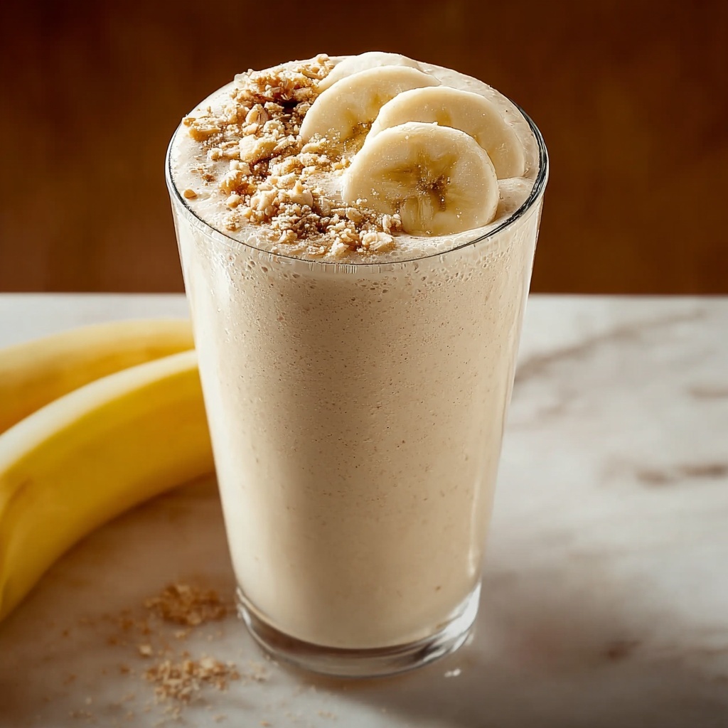 Easy Banana Milkshake Recipe - Recipe Image