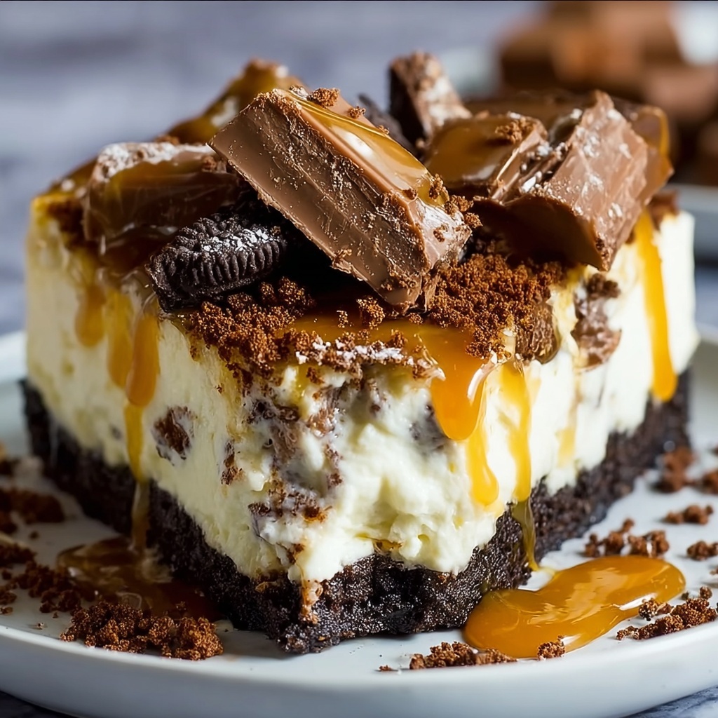 Butterfinger Cheesecake Recipe - Recipe Image