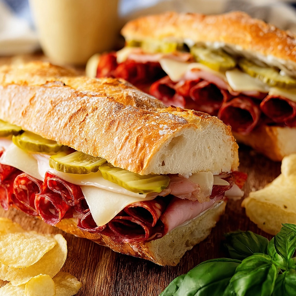 Baked Italian Sub Sandwiches Recipe - Recipe Image