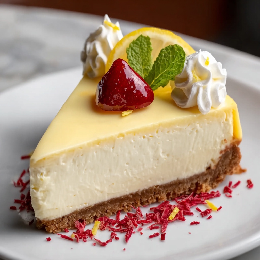 Lemon Cheesecake Recipe - Recipe Image