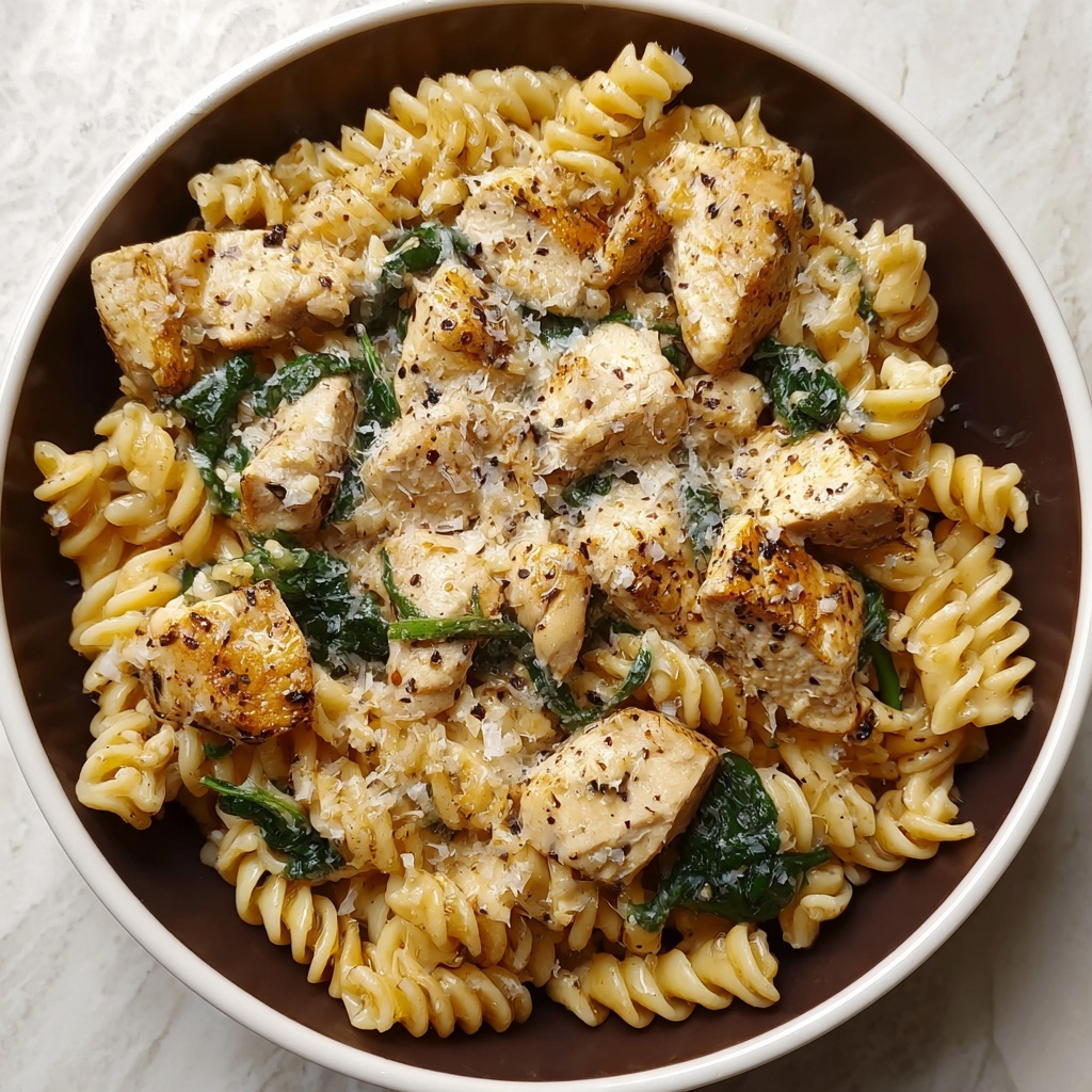 Crockpot Garlic Parmesan Chicken Pasta Recipe - Recipe Image