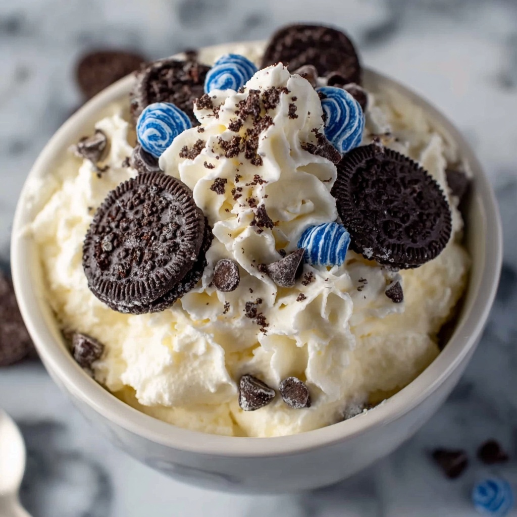 Cookie Monster Fluff Recipe - Recipe Image