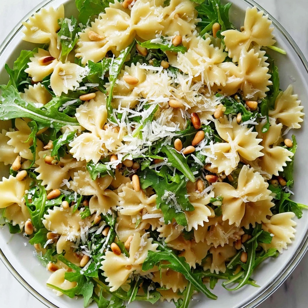 Lemon Basil Parmesan Pasta Salad with White Balsamic Vinaigrette Recipe - Recipe Image