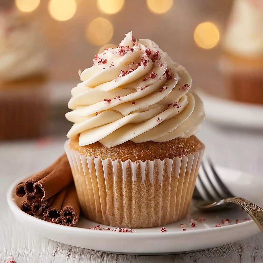 Eggnog Cupcakes Recipe - Recipe Image