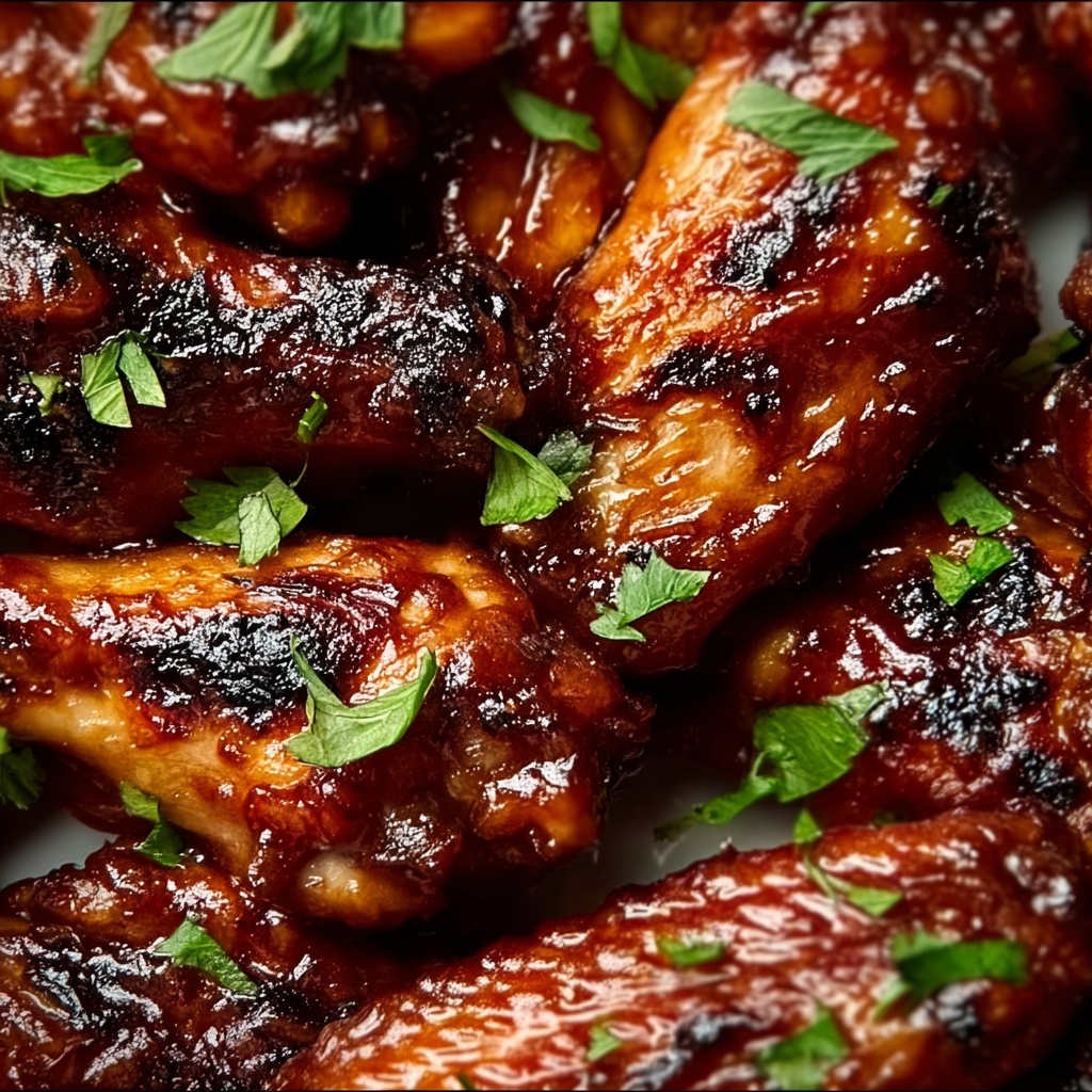 Honey Garlic Jerk Chicken Wings (Air Fried & Gluten Free) Recipe - Recipe Image