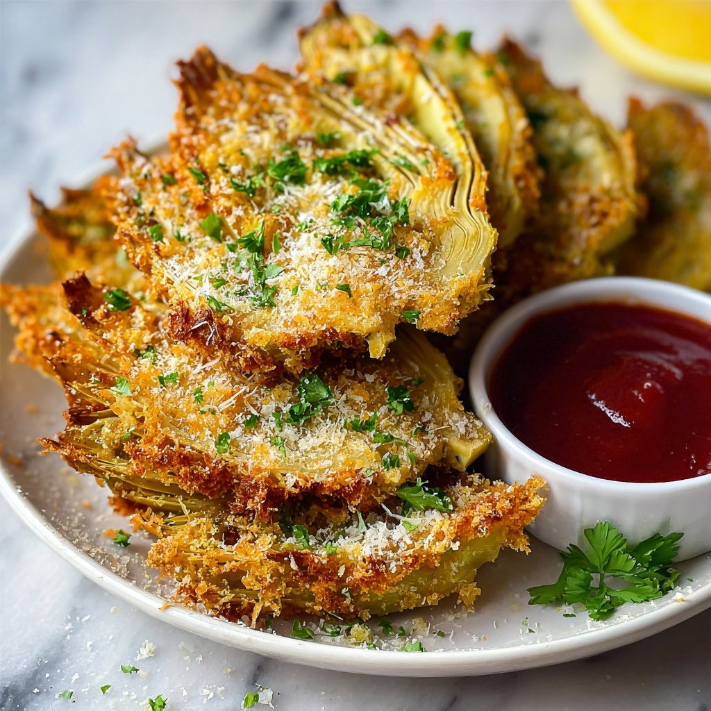 Parmesan Baked Artichoke Hearts Recipe - Recipe Image