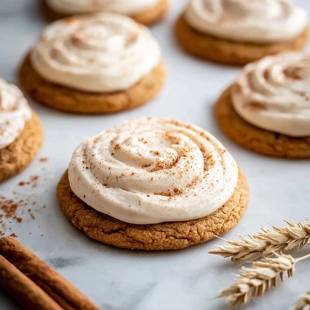 Pumpkin Cookies with Cream Cheese Frosting Recipe - Recipe Image