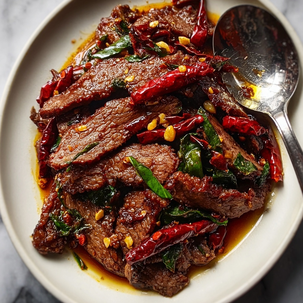 Thai Hot and Spicy Beef Recipe - Recipe Image