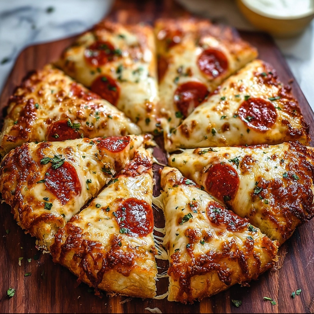 Delicious Pull-Apart Pizza Bread Recipe - Recipe Image