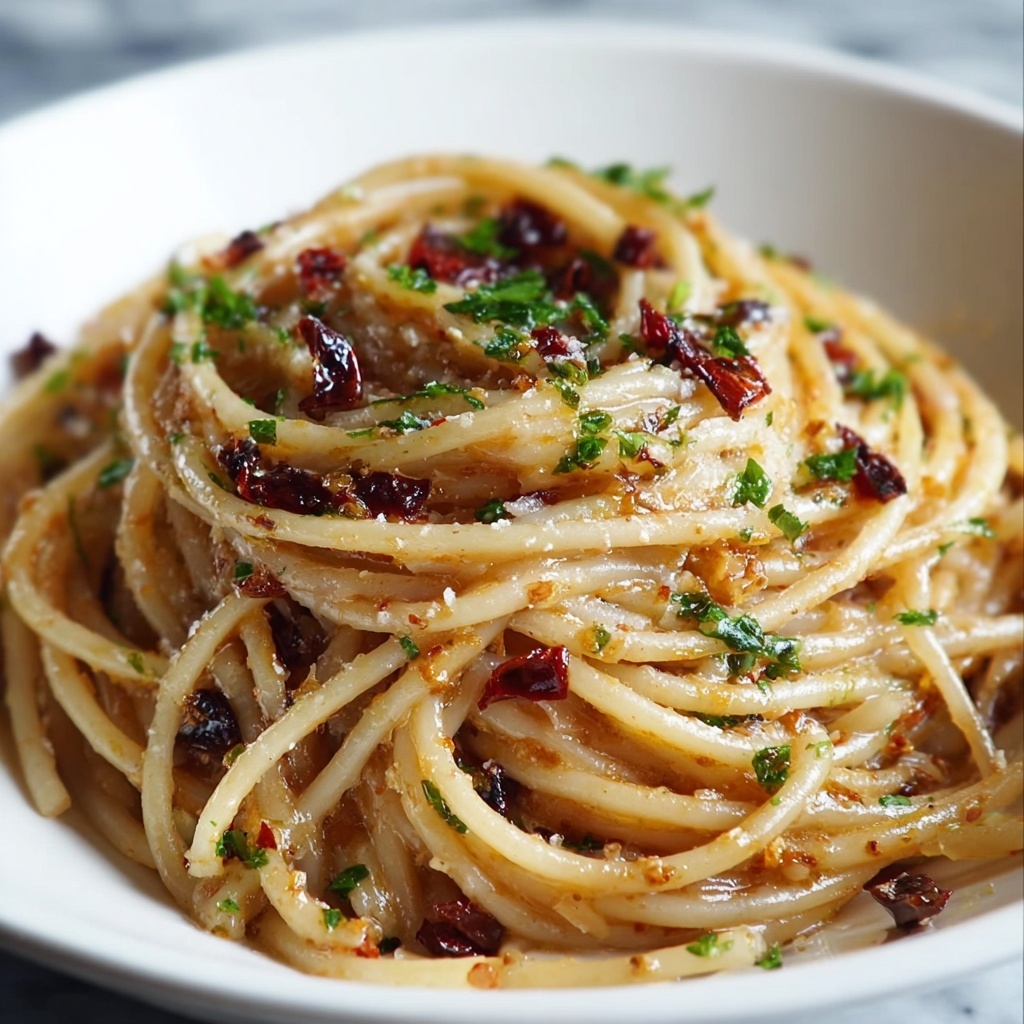 Caramelized Onion Pasta with Chili Oil Recipe - Recipe Image